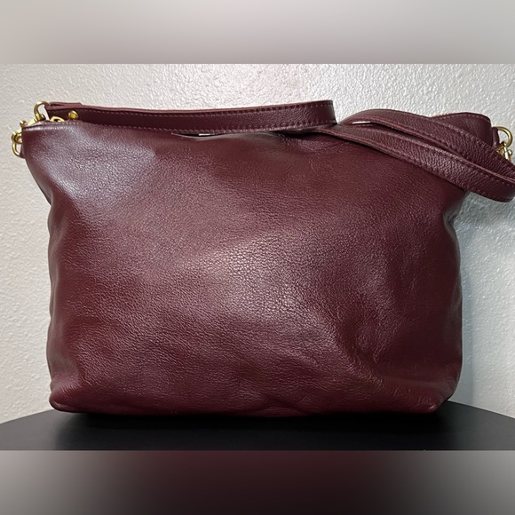 NWOT Umbrella Collective Midi Leather Hobo Bag | Tote | Purse | Slouchy | Fall - Picture 3 of 14